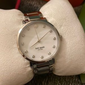 Kate spade silver gramercy watch
